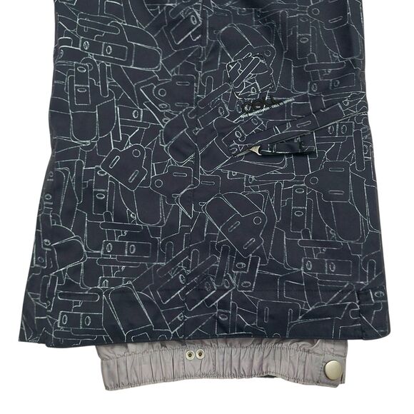 Ride Snowboards Cargo Snow Pants Mens Large Navy Cell Series Ankle Zip Winter - Picture 8 of 12